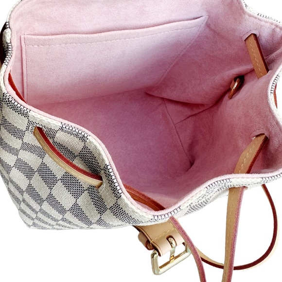 Authentic🥰Louis Vuitton Sperone BB Mini Backpack Damier Azur Rose Ballerine - Picture 10 of 10